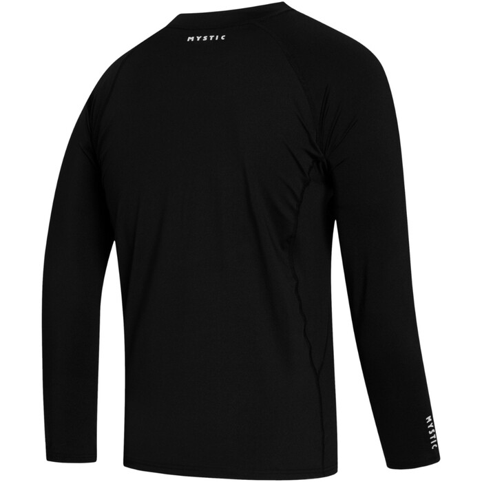 2024 Mystic Mens Star Long Sleeve Rash Vest 35001.240162 - Black